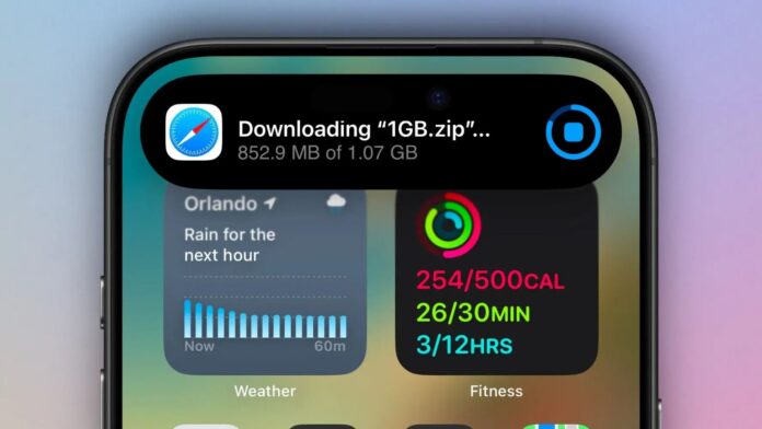 iOS 18.2 Safari Live Activity_1