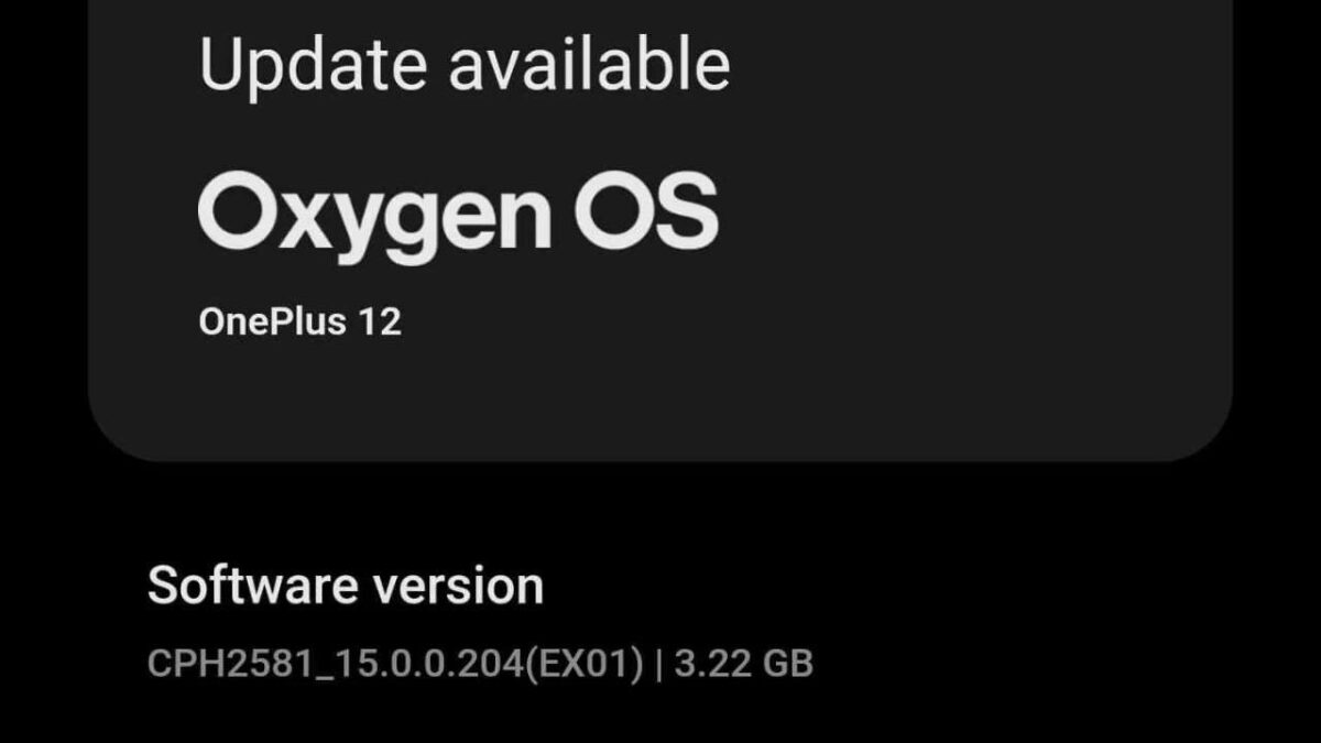 OnePlus 12 OxygenOS 15