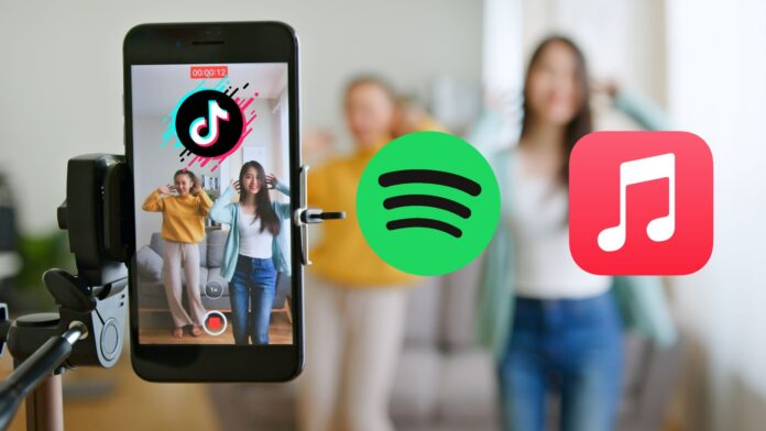 TikTok integrazione Spotify Apple Music_1