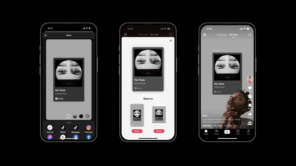 TikTok integrazione Spotify Apple Music_2